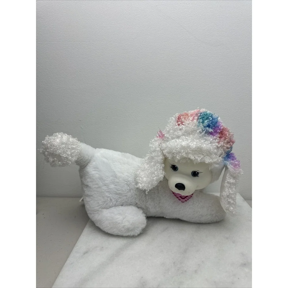 Puppy Surprise Plush STACY No Puppies White Poodle Dog Stuffed Toy 12